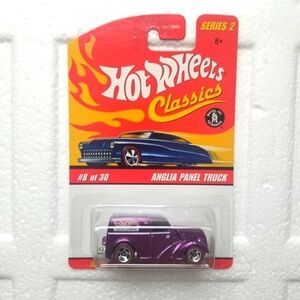 2005 Hot Wheels Classics 1:64 Purple Anglia Panel Diecast Toy Truck Unopen